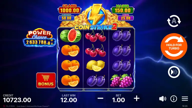 Coin Strike 2 checkpoint spin 912 - credit 10723.00, base game